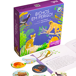 Jogo da Memória Bichos em perigo!