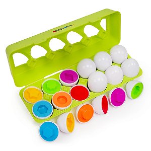 Encaixe ovos- formas e cores