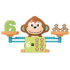 Balança Macaco- Jogo de matemática