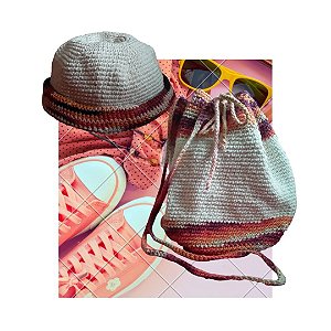 Chapéu De Crochê Mescla