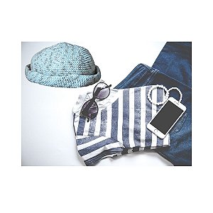 Chapéu De Crochê Mescla Areia/Bege