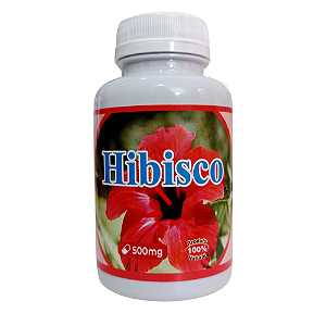 Hibisco  de 100 cápsulas 500mg- Bio Vittas