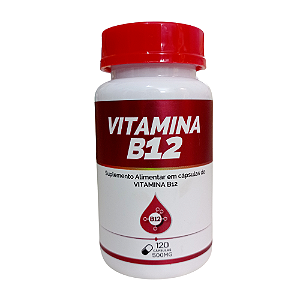 Vitamina B12 500mg 120 cápsulas - Bio Vits