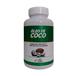 Óleo de Coco 1000mg 120 capsulas - Bio Vits