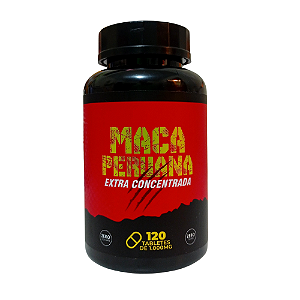 Maca Peruana Concentrada 1000mg 120 Tabletes - Bio Vittas