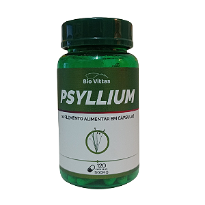 Psyllium 500mg 120 cápsulas - Bio Vittas