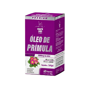 Óleo de Prímula 1000mg com 60 Cápsulas de Softgel