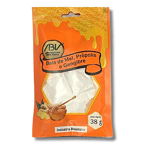 Sachê De Balas Sabor Mel, Própolis E Gengibre - Abv