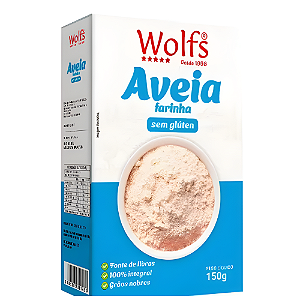 Farinha de Aveia - Sem Glúten - 150g - Wolfs