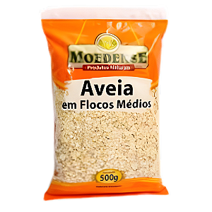 Aveia em Flocos Médio - 500g - Moedense