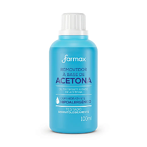 Removedor Esmalte Farmax Acetona 100ml