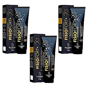 Kit 3 Pomadas Massageadora Fisiofort Premium