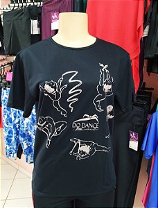T-shirt Do Dance Modelo Meia Manga