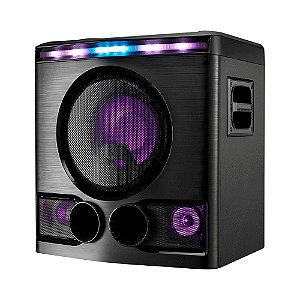 Mini System Gradiente Power Box 300 GMS300, 300W, Bluetooth, Função DJ, Bateria 1 W8" + 2 T3