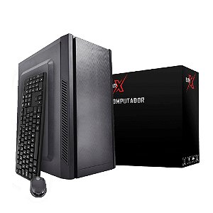 Computador BRX Corp 2400, Intel Core i5, 8GB, SSD 240GB, Windows 10 Pro, Bivolt Preto