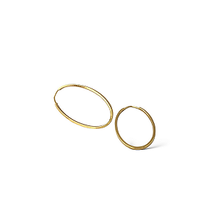 BRINCO OVAL 03 EM OURO 18K