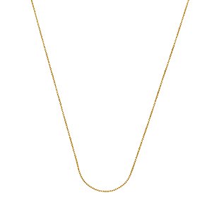 Corrente Veneziana Media 45cm Ouro 10k