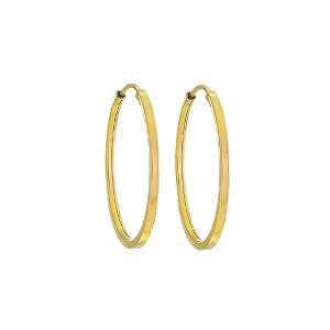 Brinco Em Ouro Argola 14mm