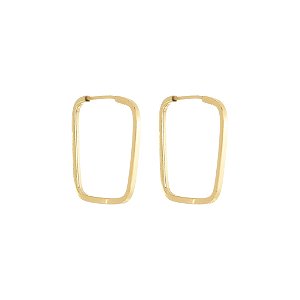 BRINCO EM OURO QUADRADO 14MM