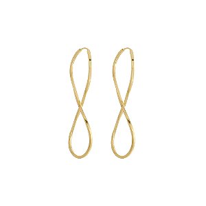 BRINCO EM OURO INFINITO 34MM