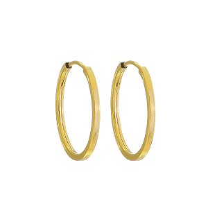 Brinco Em Ouro Argola Infantil 12mm