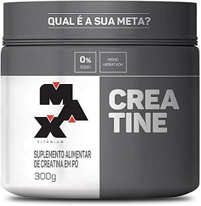 Creatina MaxTitanium 300g Sem Sabor