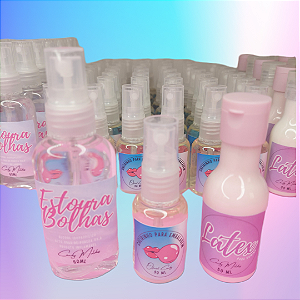 Kit Látex , Estoura Bolhas e Cheirinho para Embalagem 30ml