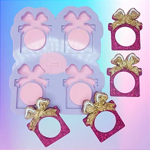 Molde de Silicone Porta Guardanapo 4 Cavidades