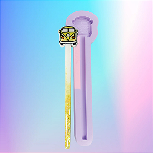 Molde de Silicone Caneta Super Slin Unitária Carrinho