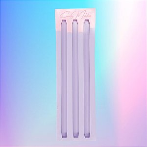 BAZAR - Molde de Silicone Caneta Lisa 3 Cavidades Super Slin