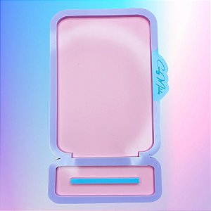 Molde de Silicone Placa Retangular I Foto Pix - 15cm