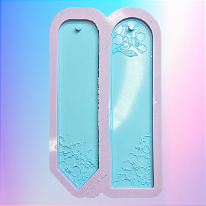 BAZAR - Molde de Silicone Marca Página 2 Cavidades Detalhes II