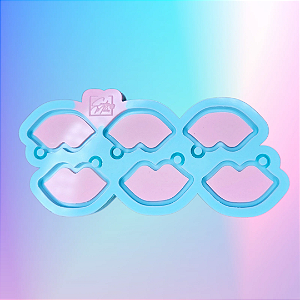 BAZAR - Molde de Silicone Mini Boquinha 3,5cm - 6 Cavidades