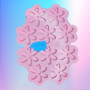 BAZAR - Molde de Silicone Margarida 10 Cavidades