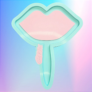 BAZAR - Molde de Silicone Espelho Boca Grande 20cm