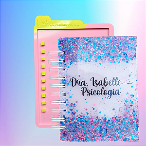 Molde de Silicone Capa Caderno A6 Wire-o 10 furos