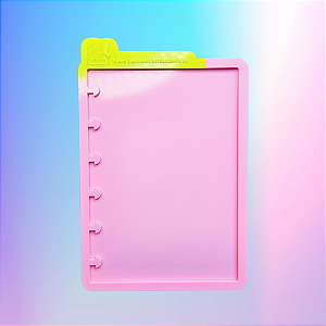 Molde de Silicone Capa / Agenda Inteligente - A6 - 6 Furos
