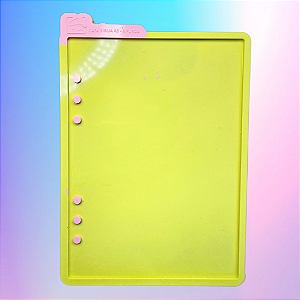 BAZAR - Molde de Silicone Capa Fichário / Bíblia A5 - 6 Furos