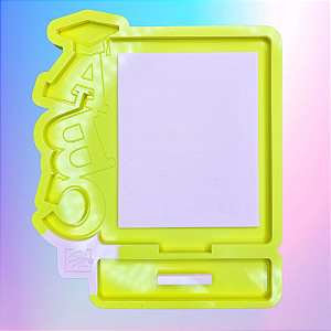 Molde de Silicone ABC Porta Retrato Formatura