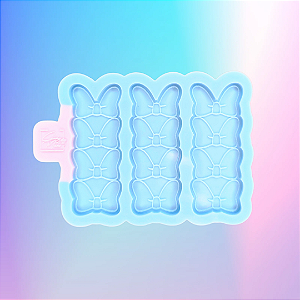 Molde de Silicone Presilhas 3 Cavidades Minnie