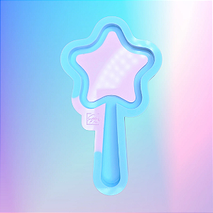 Molde de Silicone Espelho Estrela Pequeno 14cm- Espelho de Mão