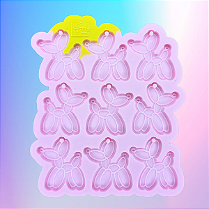 Molde de Silicone Cachorros Pet Bexiga 9 Cavidades