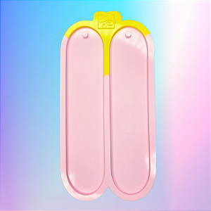 BAZAR - Molde de Silicone Marca Página Arredondado - 2 Cavidades