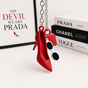 Chaveiro Sapato Alto Fashion “Devil Style” acessório salto alto bolsa óculos