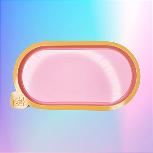 Molde de Silicone Bandeja Oval - 17.5x9.0