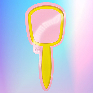 Molde de Silicone Espelho Aurora GG 25cm - Espelho de Mão