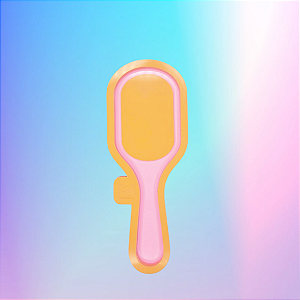 Molde de Silicone Espelho Oval Classic - Pequeno- 15cm- Espelho de Mão
