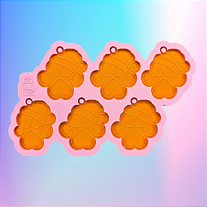 Molde de Silicone Pata Natal Modelo I - 4,5cm
