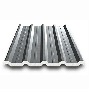 TELHA TERMOACUSTICA 40 EPS 30MM CH 0,43mm (*telha + eps)