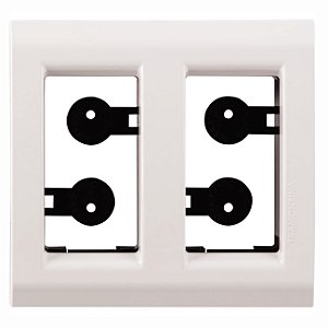 PLACA TRAMONTINA 57106/035 2P PARA MOVEIS BRANCA